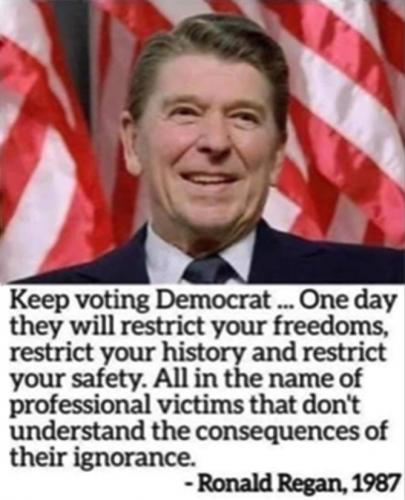 R Reagan 1987