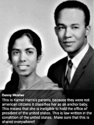 Kamala not qualified for Pres.