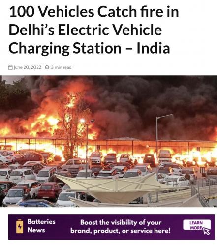 Delhi charge fire