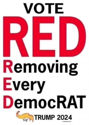 F vote RED