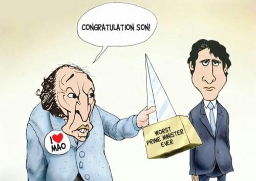 Justin Trudeau - worse than daddy pierre