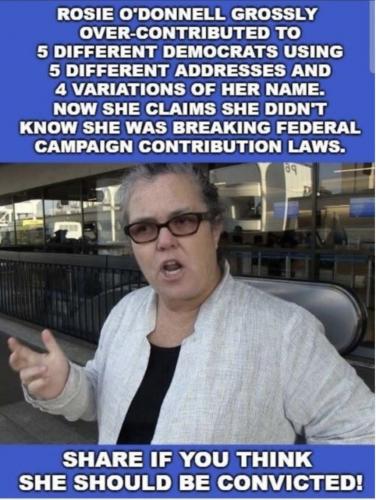 Rosie O'D idiot