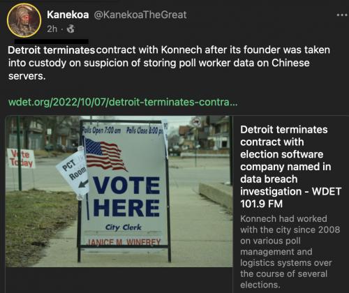 Detroit ends Konnech