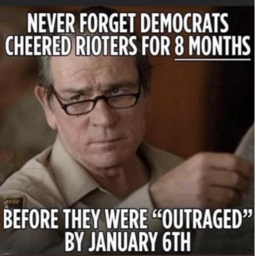 dems cheered riots