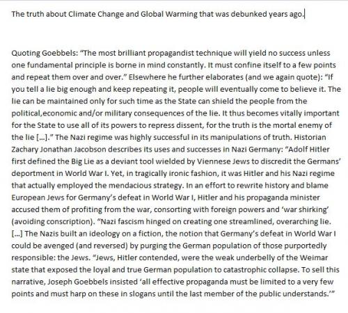 Climate change lie 2
