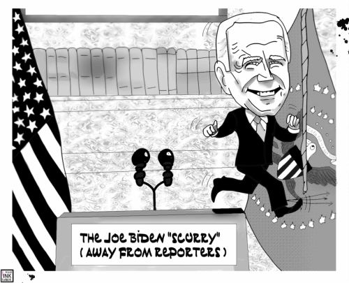 Inktober day 2 scurry political cartoon nft