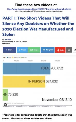 election steal vids