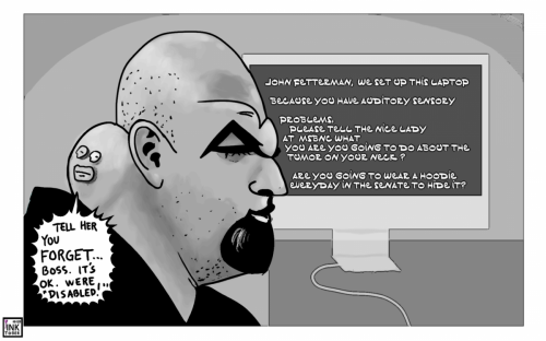 INKTOBER 2022 forget political cartoon nft