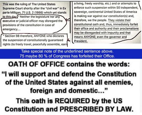 OATH violated 2