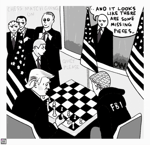 inktober 2022 match political cartoon nft