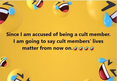 Cult Lives Matter