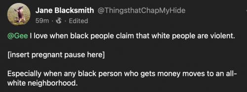 blacks move out