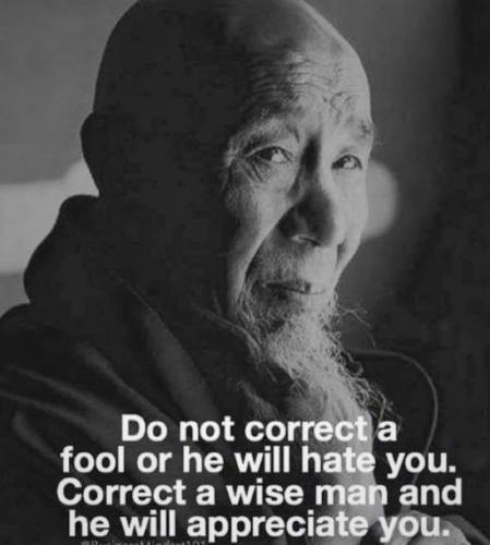 103122 - do not correct a fool