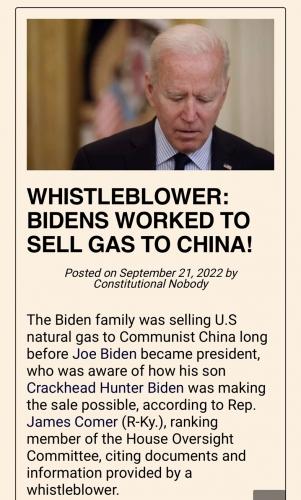 GAS TO CHINA