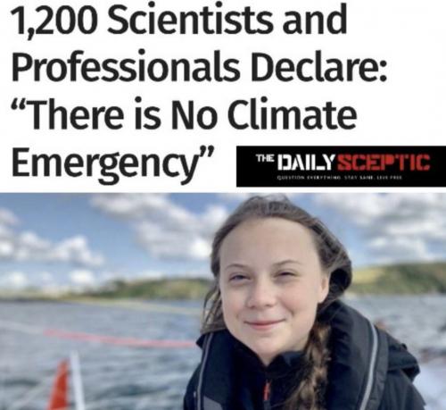no climate crisis
