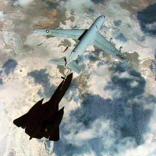 KC-135Q refueling an SR-71