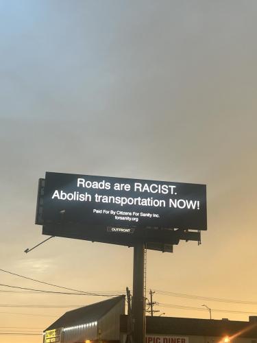 Roads Are Racist