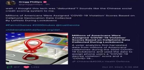 Covid19ViolationScoresChineseSocialCreditSystem