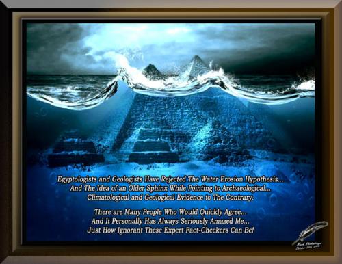 Pyramids and Sphinx Were Submerged in Ancient Times