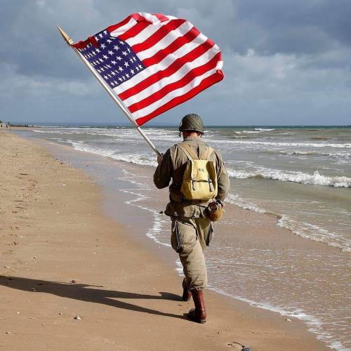 Flag - D-Day beach