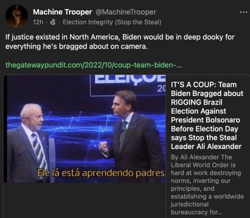 Biden rigged Brazil