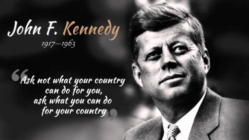JFK ASK NOT