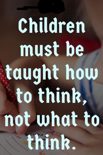 Inked= HELP OUR CHILDREN WITH THE RIGHT WAY OF THINKING