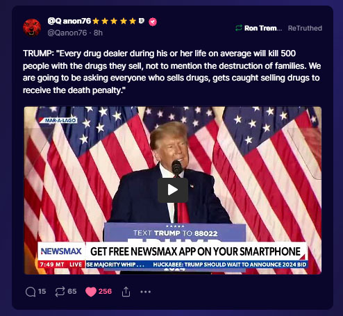 Truth ~Consequences Coming~ Death Penalty