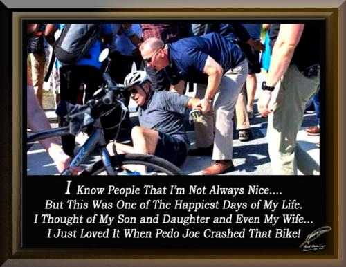 Biden's Bike Crash ~Laugh Laugh Laugh~