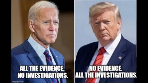 Trump investigated, but not Biden
