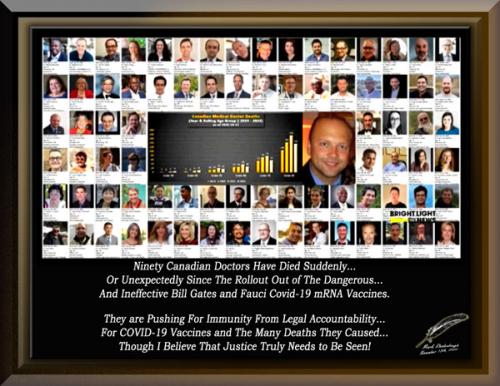 Ninety Canadian doctors have died suddenly or unexpectedly