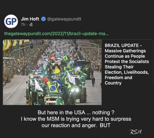 Brazil still protesting
