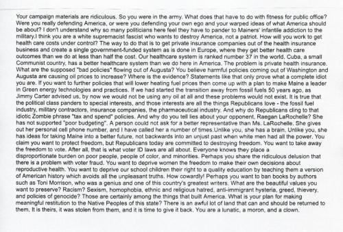 A-00 Letter Received by Candidate James Orr -321
