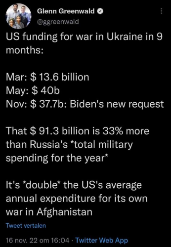 M war expenditure