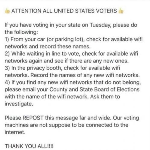 wifi access voting machines