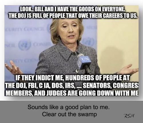 Hillary take the swamp
