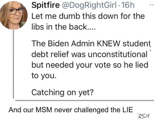 student debt - woke