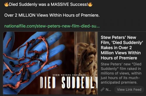 Stew Peters sudden death 2