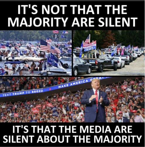 MSM silent on majority