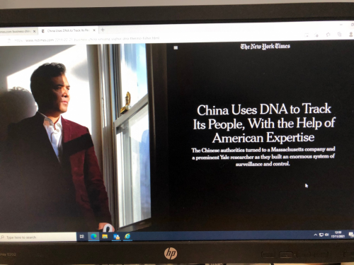 china DNA tracking