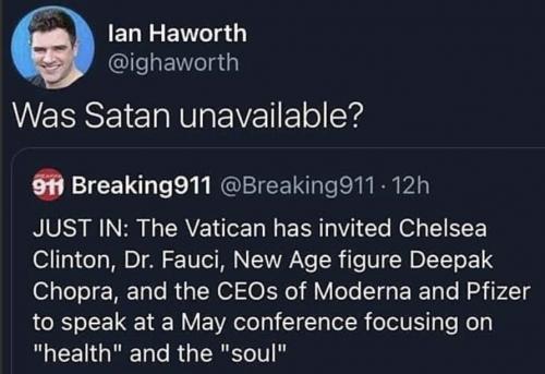 Vatican satan unavailable