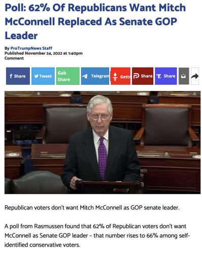 62% want McConell gone