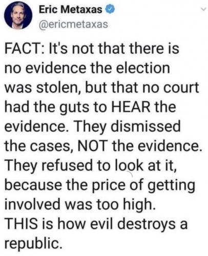court afraid to look