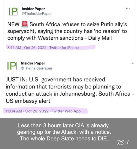 CIA jumping on SA