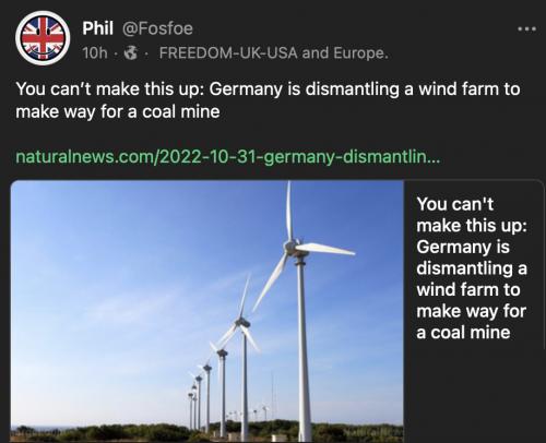 Germany wind to coal