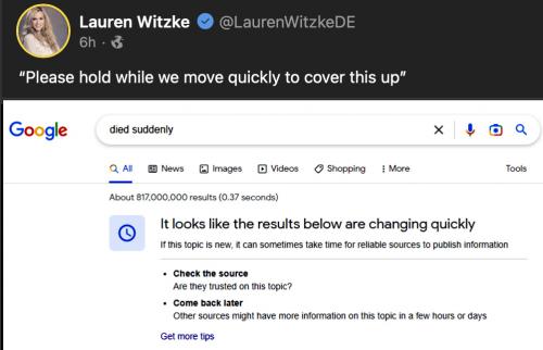 google cover up vax