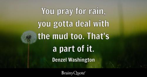Denzel Washington rain