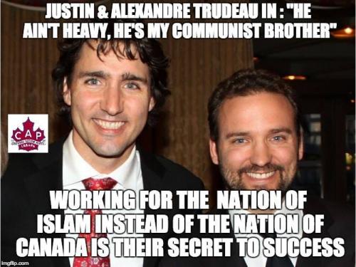 ALexandre Trudeau with Justin Trudeau
