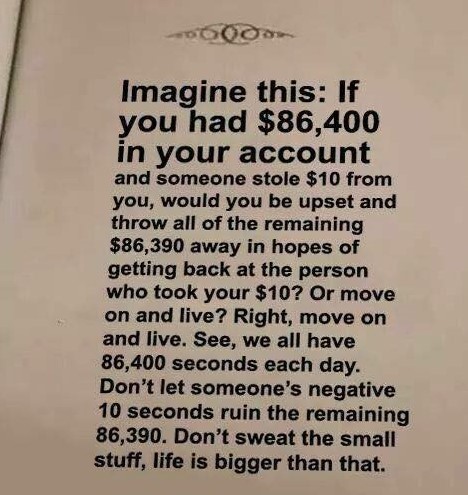 Someone's negative ten seconds...