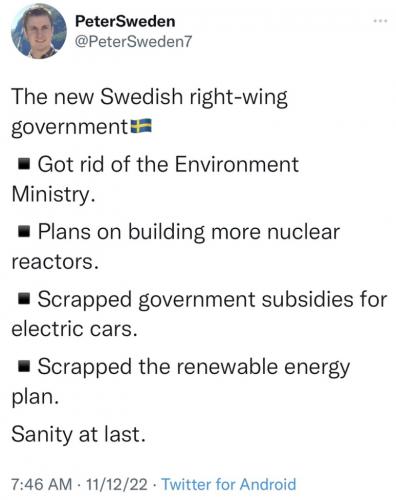 Sweden sanity